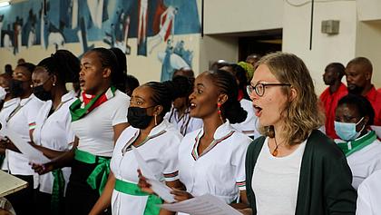 Chor aus Kenia. Foto: Norbert Staudt